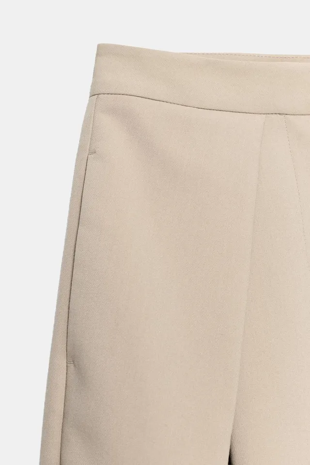 PLEATED WIDE-LEG TROUSERS – image 10