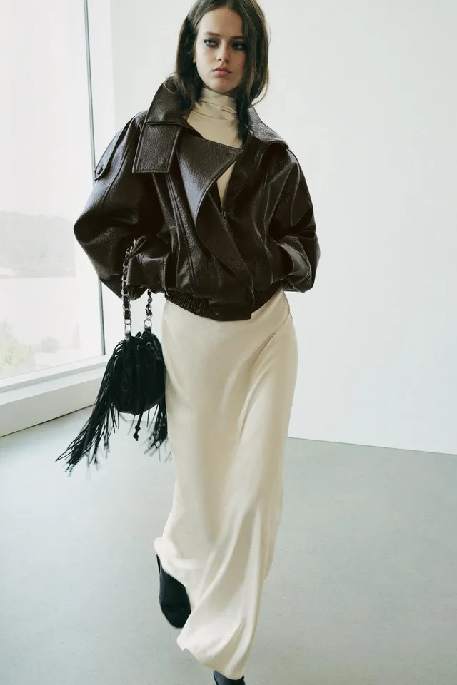 LEATHER EFFECT JACKET