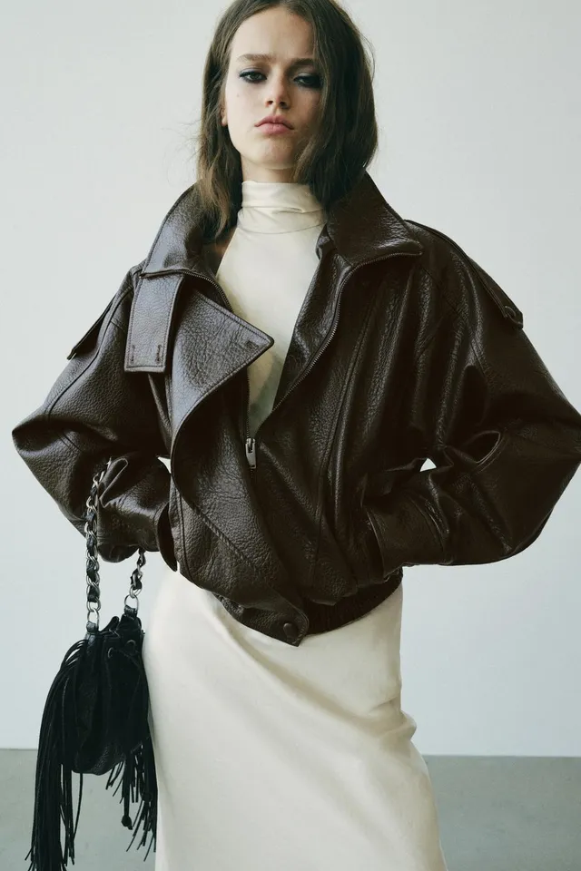 LEATHER EFFECT JACKET – image 2