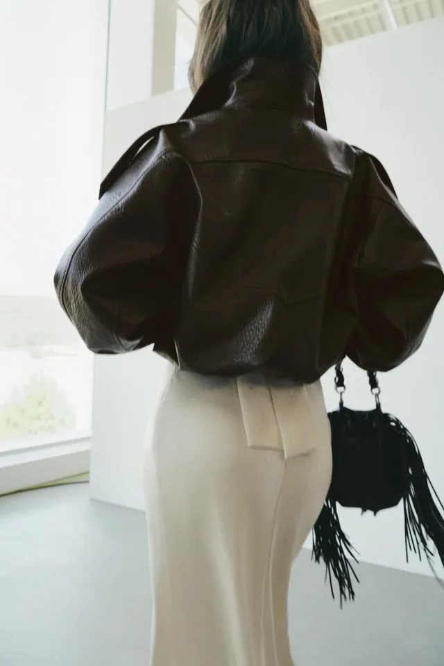 LEATHER EFFECT JACKET – image 3