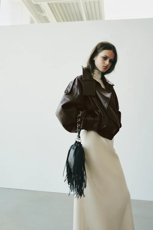 LEATHER EFFECT JACKET – image 4