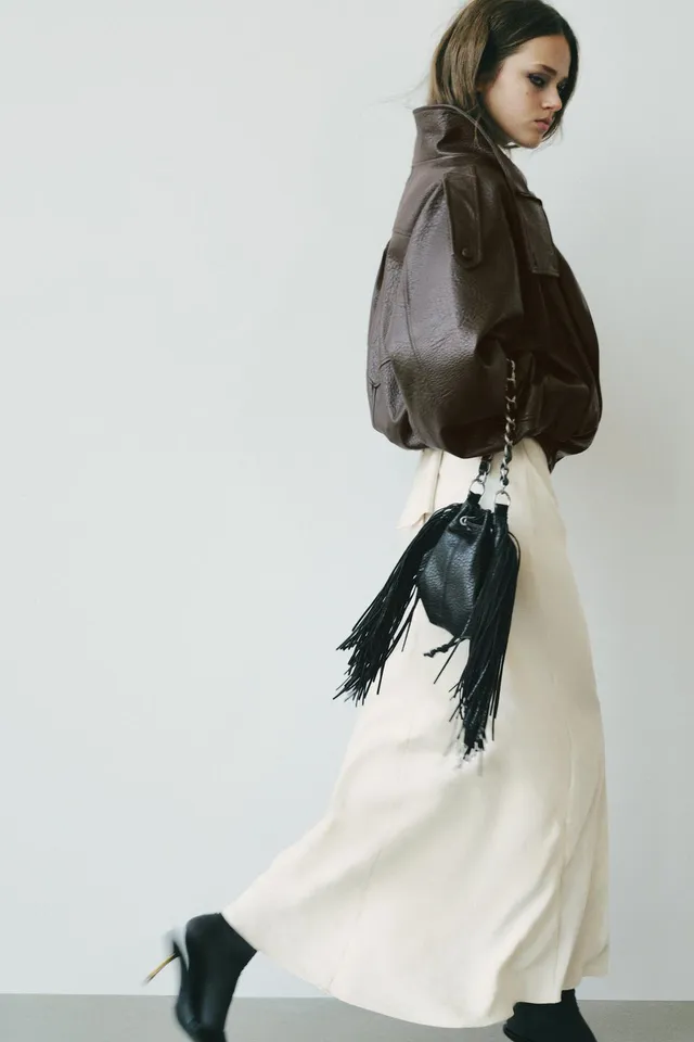 LEATHER EFFECT JACKET – image 5