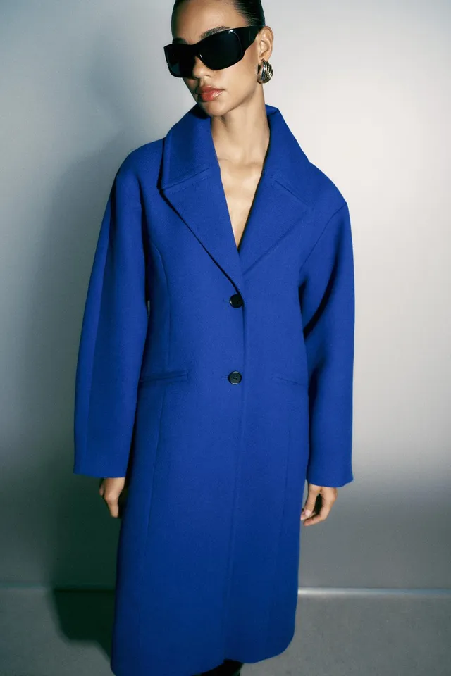 OVERSIZE DROP-SHOULDER COAT – image 2