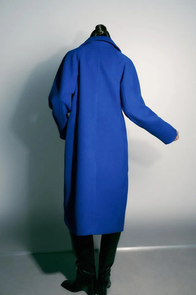 OVERSIZE DROP-SHOULDER COAT – image 3