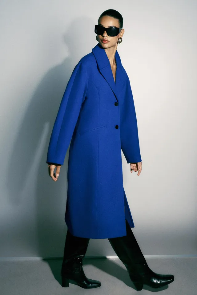 OVERSIZE DROP-SHOULDER COAT – image 5