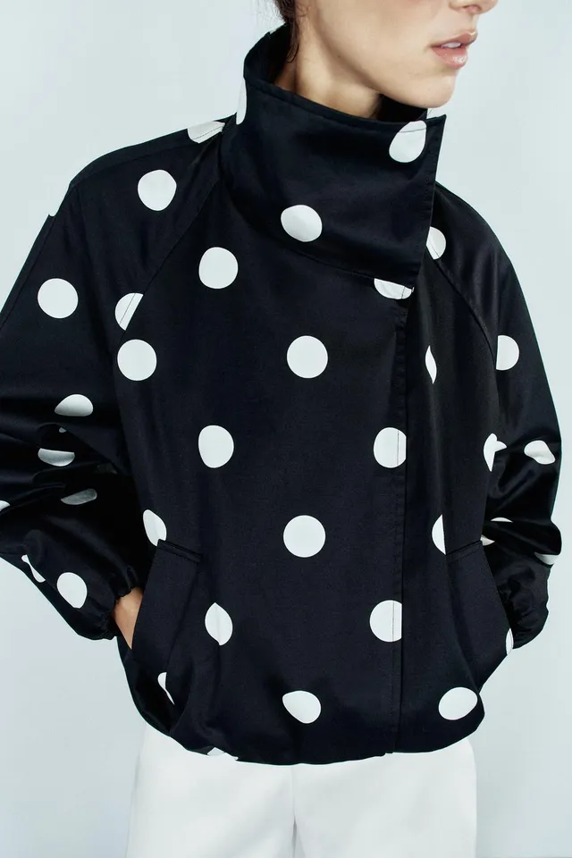 BOMBER JACKET WITH DOTS – image 4
