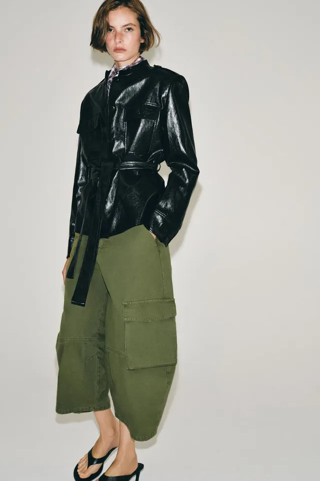 ZW COLLECTION LEATHER EFFECT JACKET – image 5