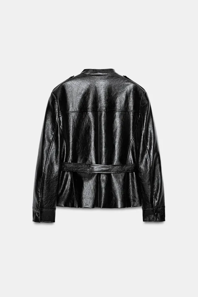ZW COLLECTION LEATHER EFFECT JACKET – image 8