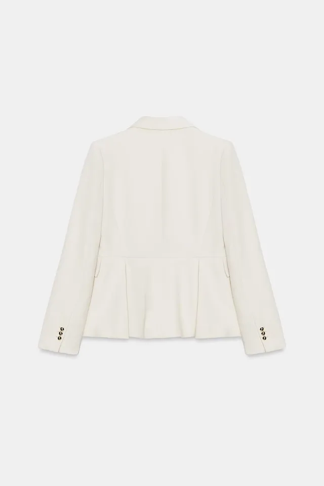 PEPLUM BLAZER WITH SHOULDER PADS – image 5