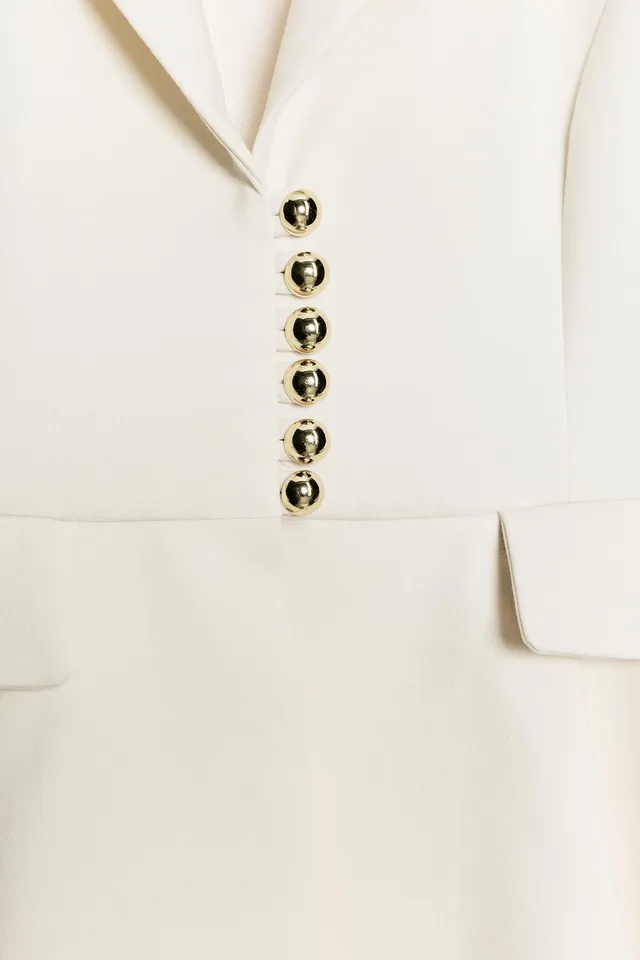 PEPLUM BLAZER WITH SHOULDER PADS – image 6