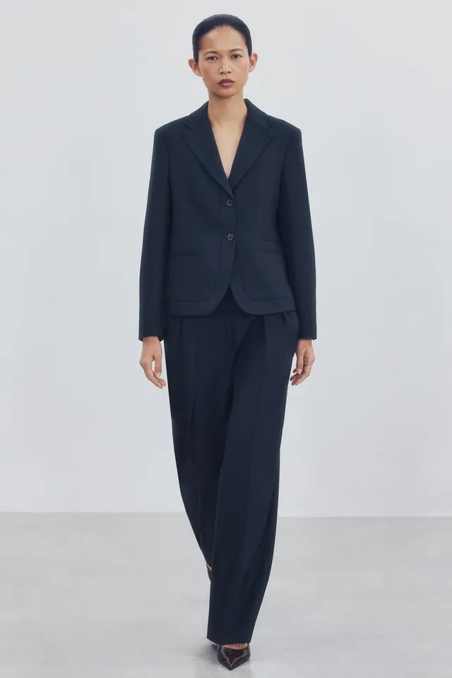 ZW COLLECTION DARTED TROUSERS