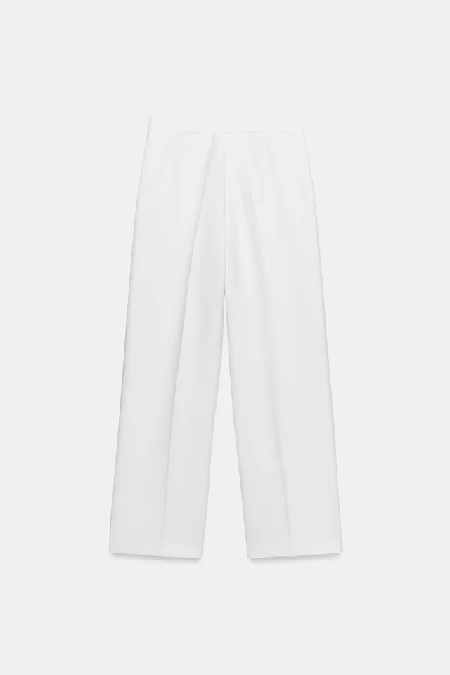 HIGH-WAIST STRAIGHT-LEG TROUSERS – image 7