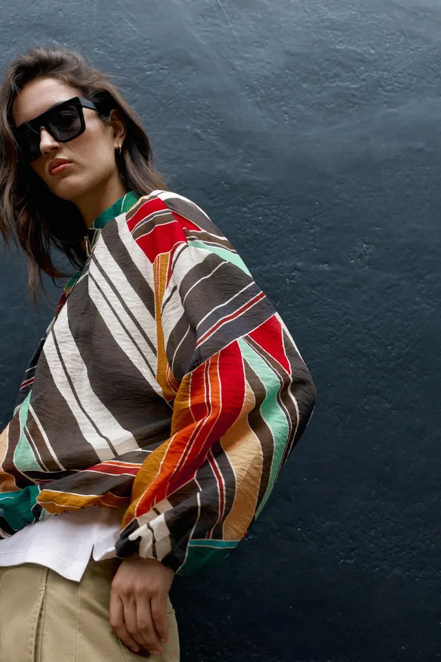 PRINTED BOMBER JACKET – image 4