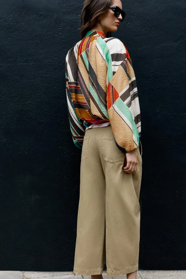 PRINTED BOMBER JACKET – image 5