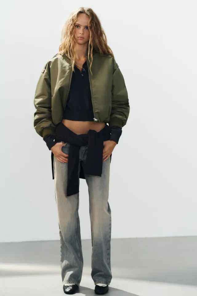 BOMBER JACKET WITH TABS