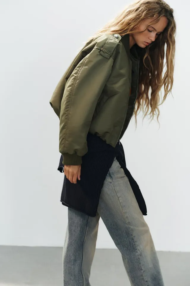 BOMBER JACKET WITH TABS – image 3