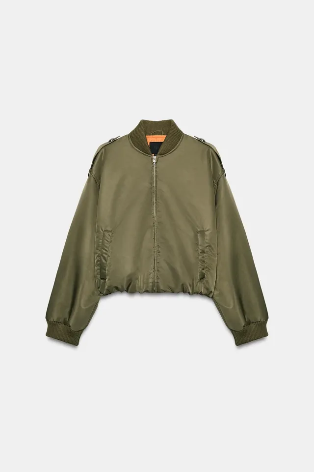 BOMBER JACKET WITH TABS – image 5