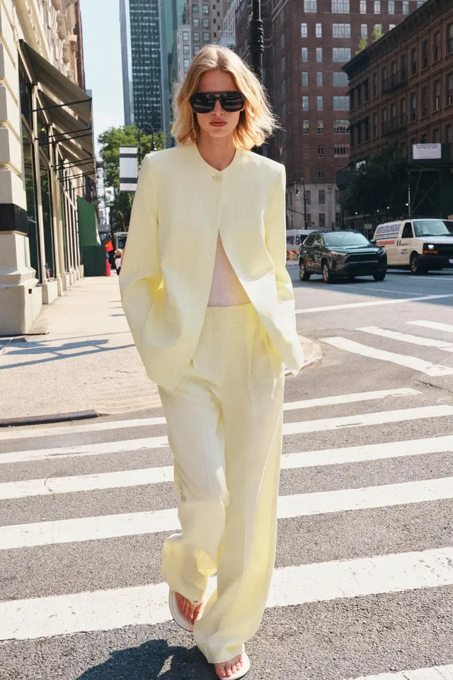 ZW COLLECTION PLEATED TROUSERS