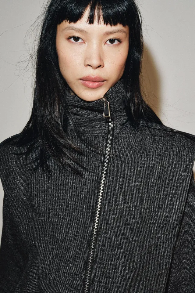 ZW COLLECTION JACKET WITH TABS AND SIDE ZIP – image 3