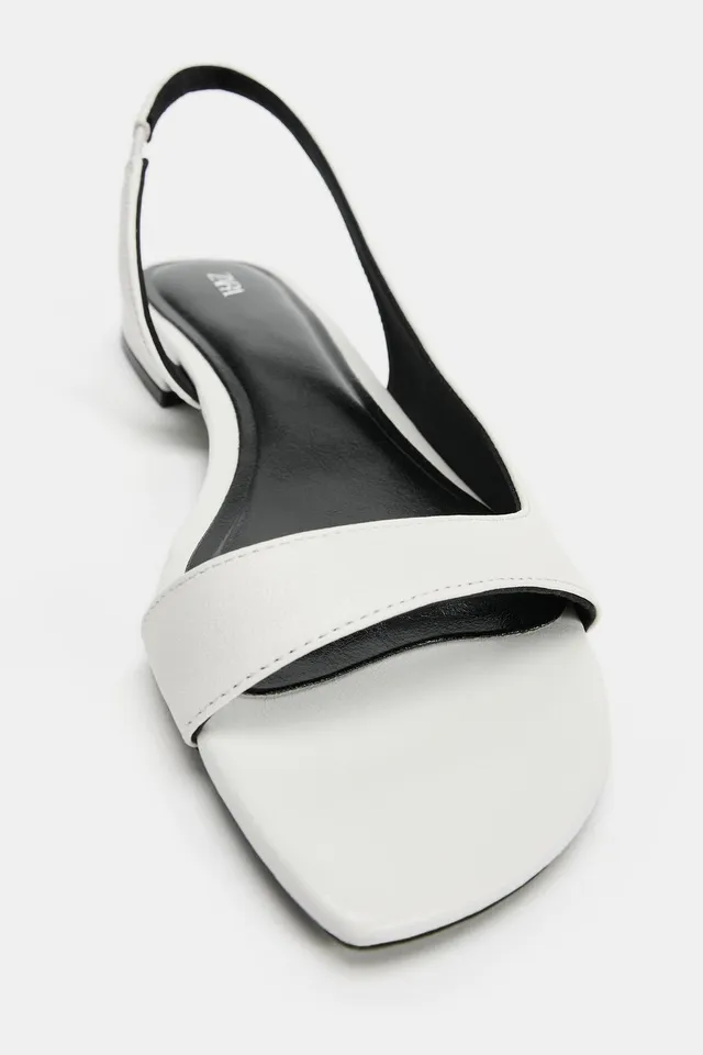 LEATHER FLAT SANDALS – image 5
