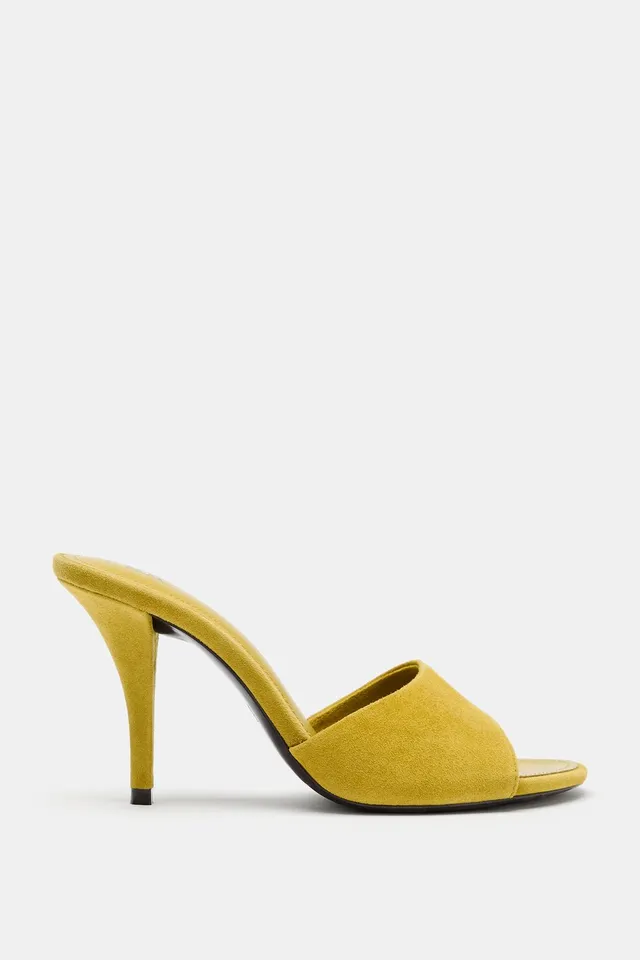 SUEDE HEELED SANDALS – image 2