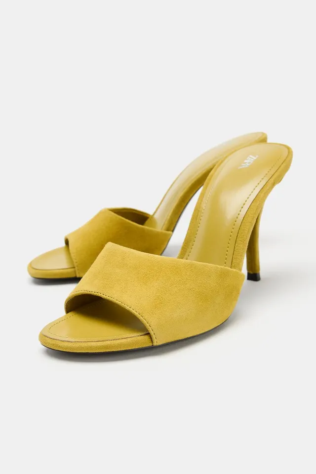 SUEDE HEELED SANDALS – image 3