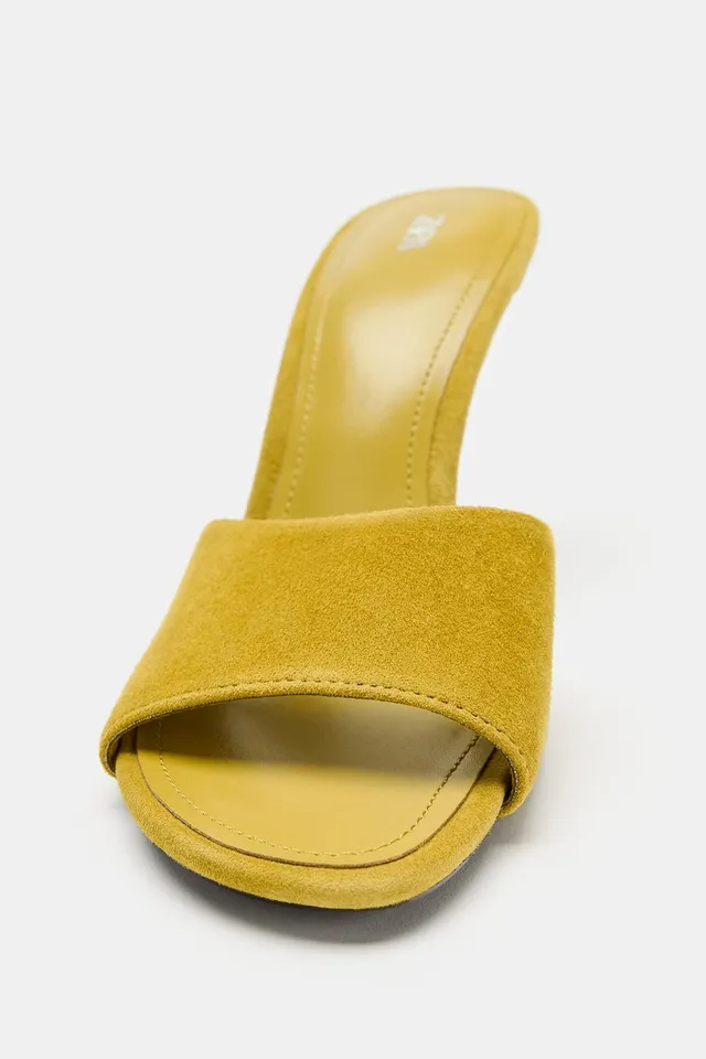 SUEDE HEELED SANDALS – image 4
