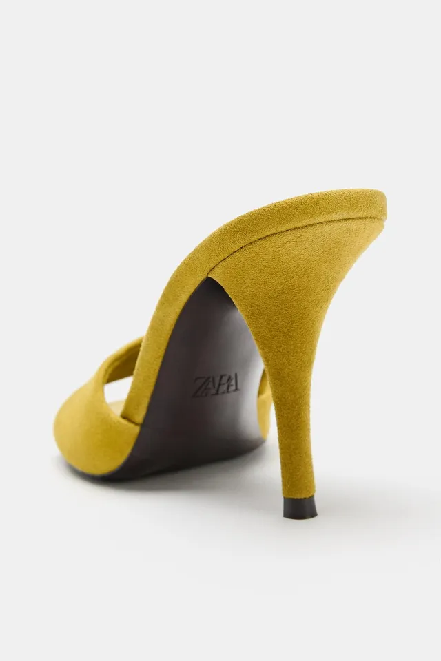 SUEDE HEELED SANDALS – image 5