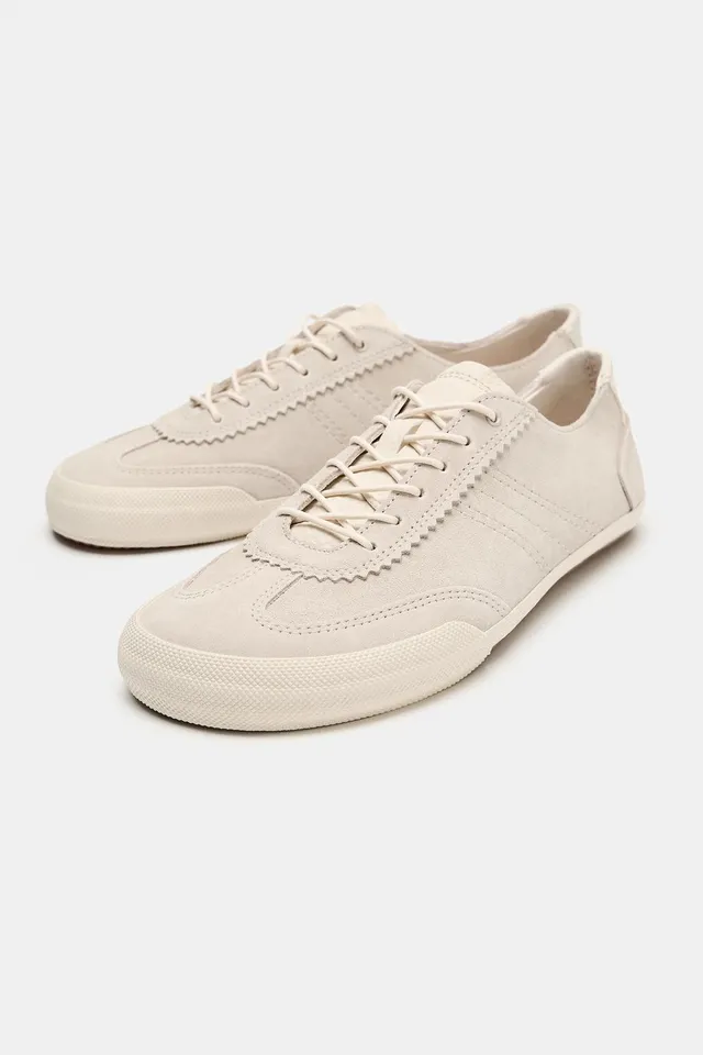 BAREFOOT SPLIT SUEDE TRAINERS – image 6