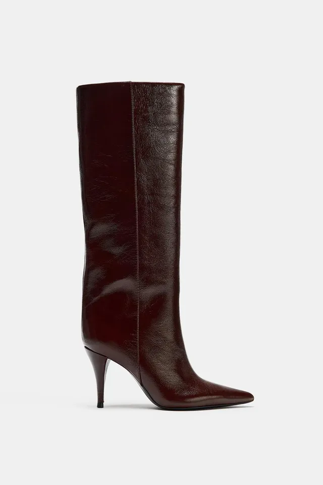 Leather Heeled Boot – image 2