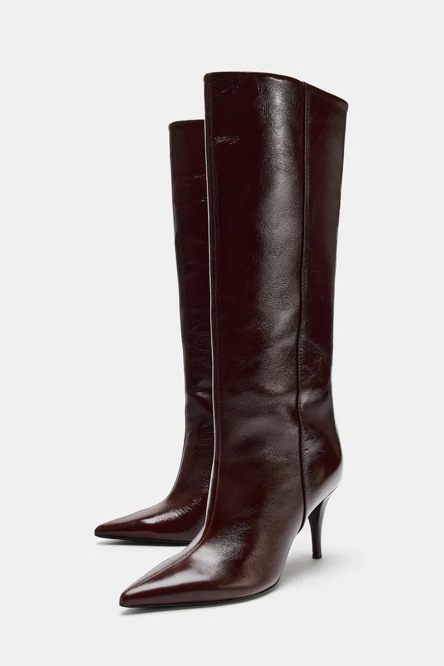 Leather Heeled Boot – image 3