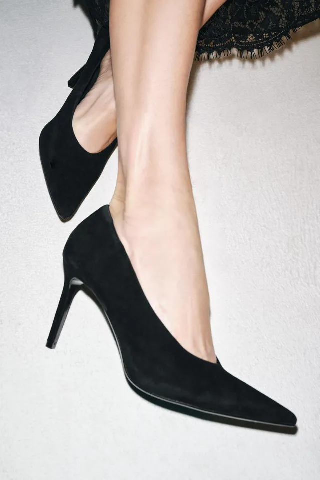 LEATHER HEELED SHOES – image 2