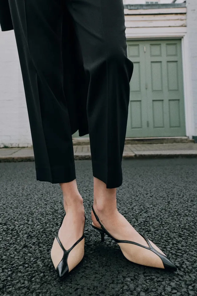 COMBINED SLINGBACK SHOES – image 2