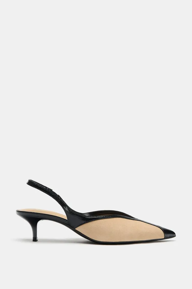 COMBINED SLINGBACK SHOES – image 5