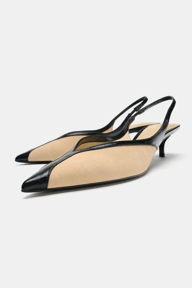 COMBINED SLINGBACK SHOES – image 6