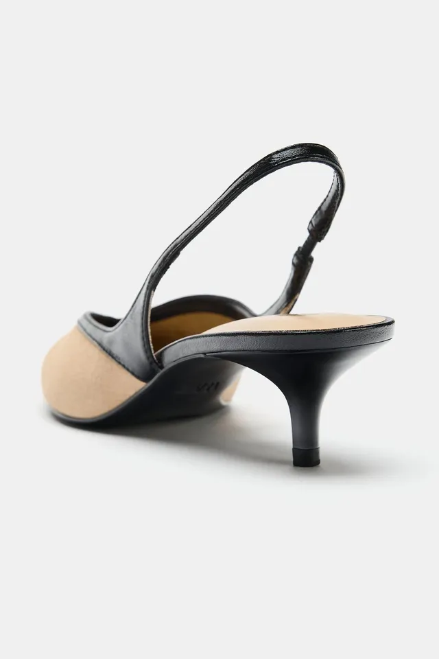 COMBINED SLINGBACK SHOES – image 8