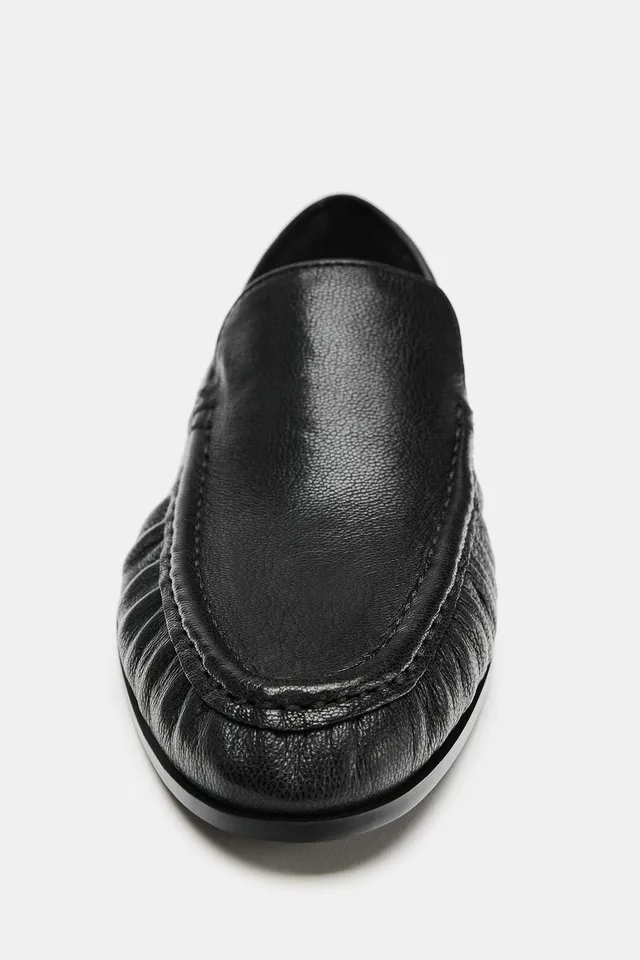 RUCHED LEATHER LOAFERS – image 5
