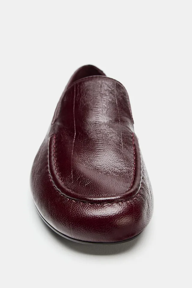 SOFT LEATHER FLAT LOAFERS – image 4