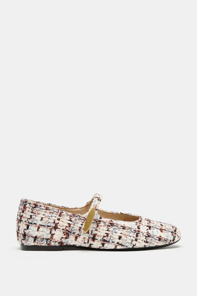 FABRIC BALLET FLATS