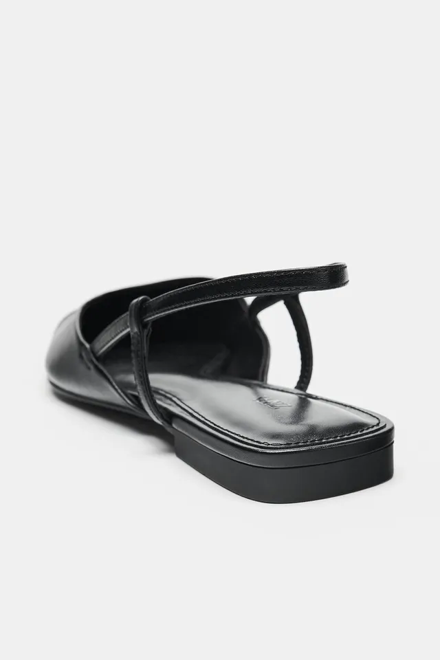 LEATHER SLINGBACK SHOES – image 8
