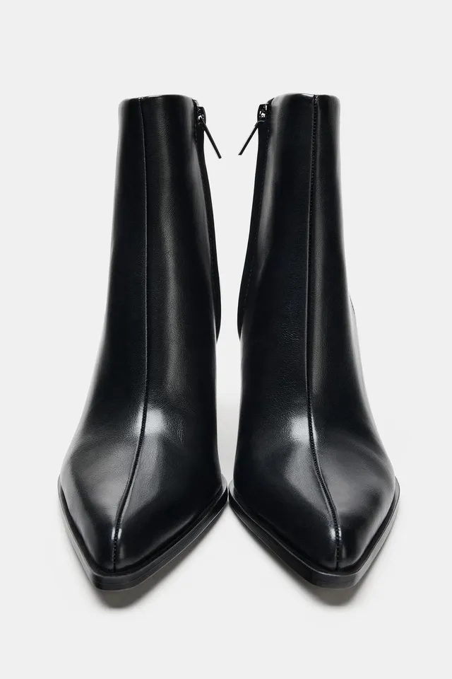 COWBOY HEEL ANKLE BOOTS – image 6