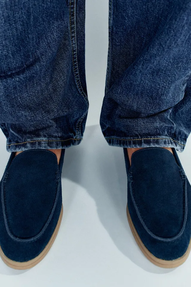 SPLIT SUEDE FLAT LOAFER – image 2