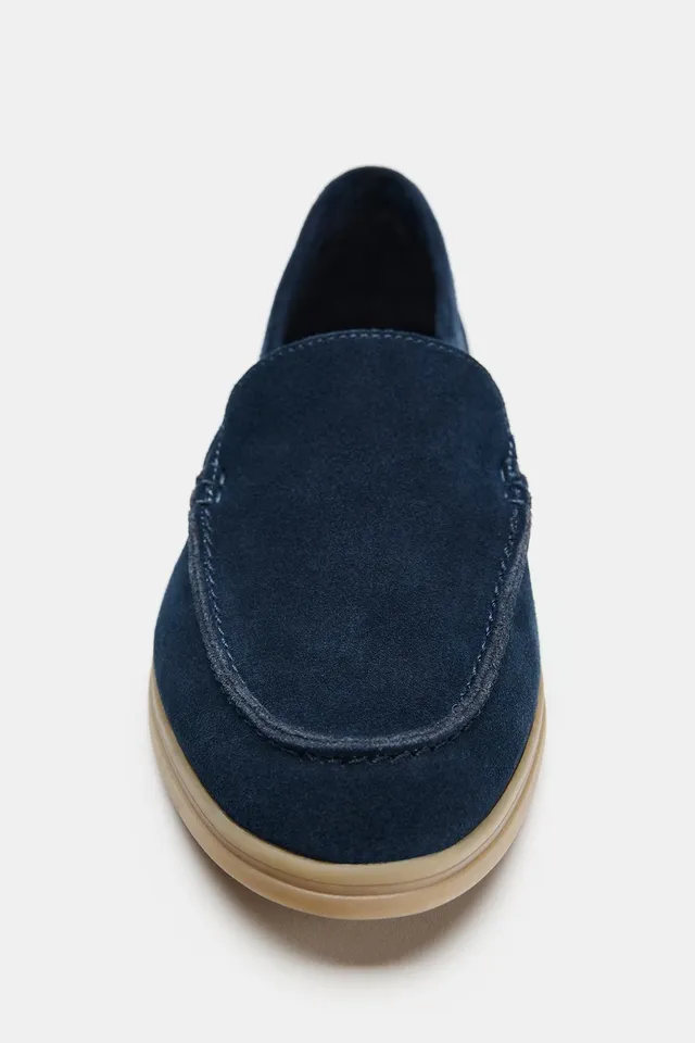 SPLIT SUEDE FLAT LOAFER – image 5