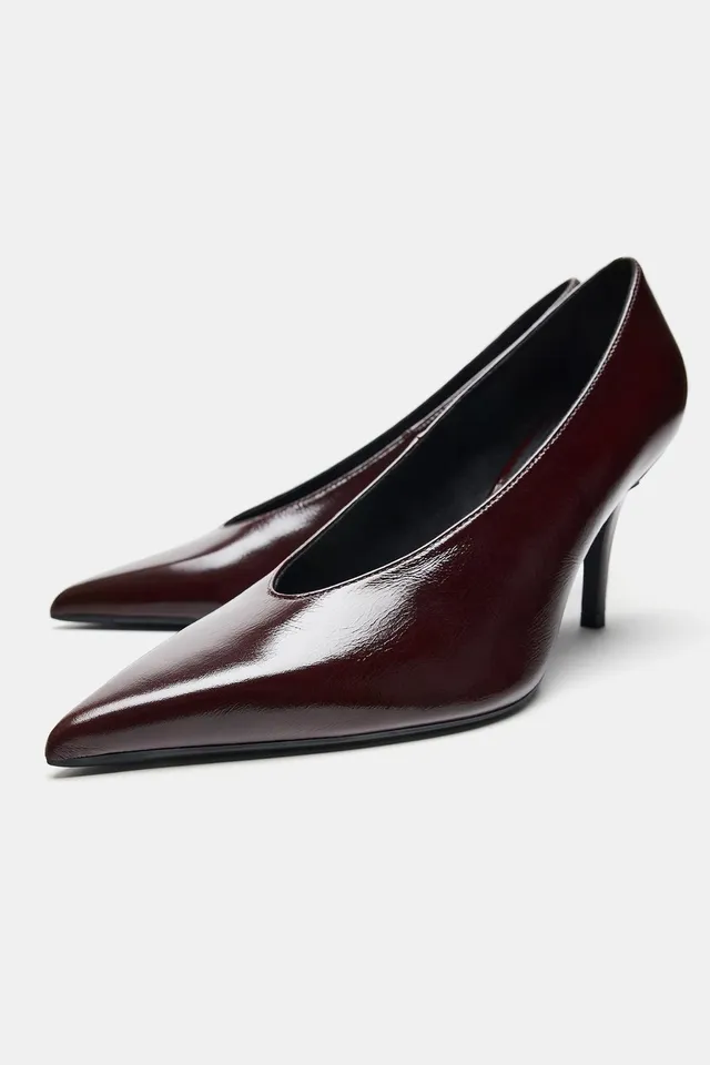 LEATHER HEELED SHOES – image 4