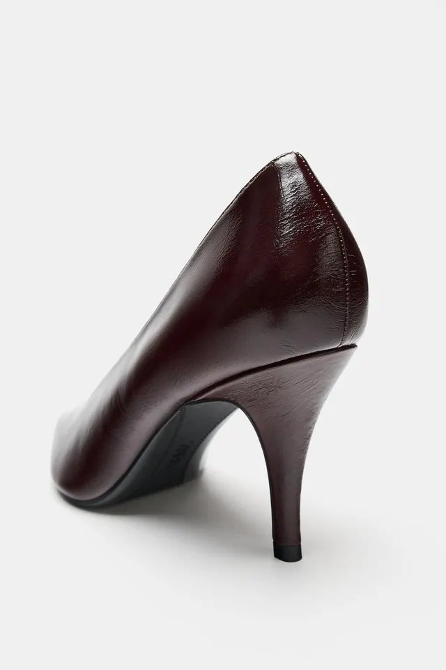 LEATHER HEELED SHOES – image 6