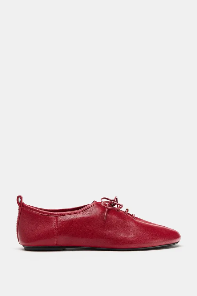 LEATHER DERBY SHOES – image 3