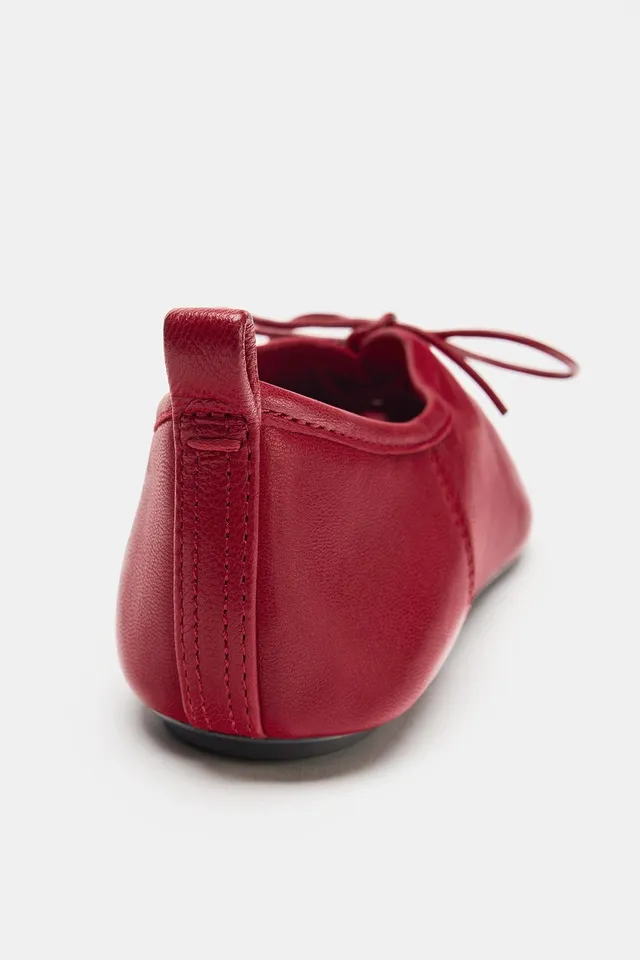 LEATHER DERBY SHOES – image 6