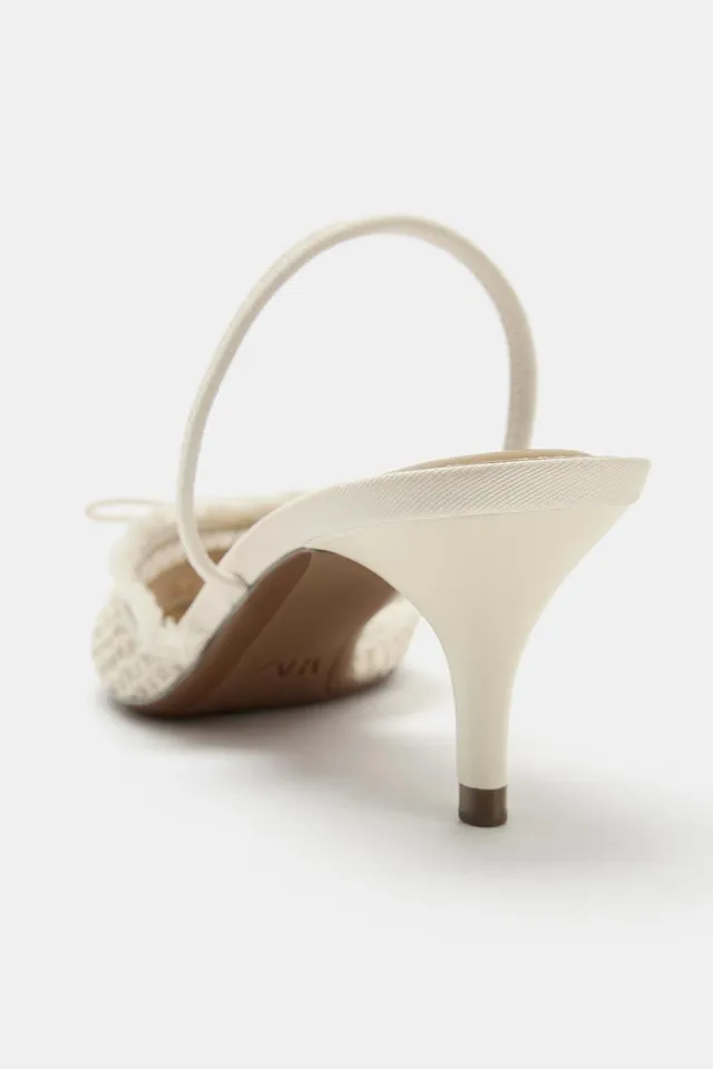 SLINGBACK SHOES WITH BOW – image 6