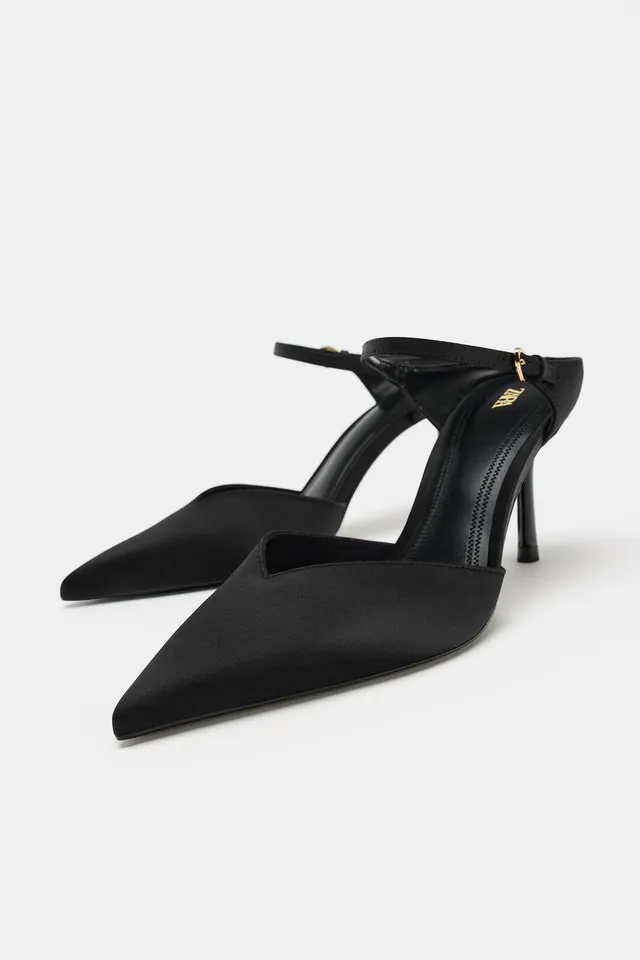 HEELED SHOES WITH BUCKLE DETAIL – image 4