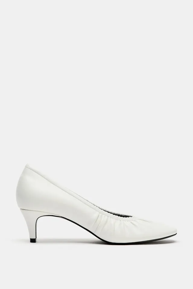 LIMITED EDITION GATHERED LEATHER KITTEN SHOES – image 3